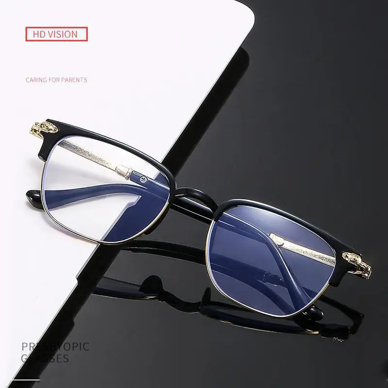 Intelligent Zoom Reading Glasses Men Women Business Eyeglasses Prescription Student Elderly Reading Glasses +1.0To+4.0