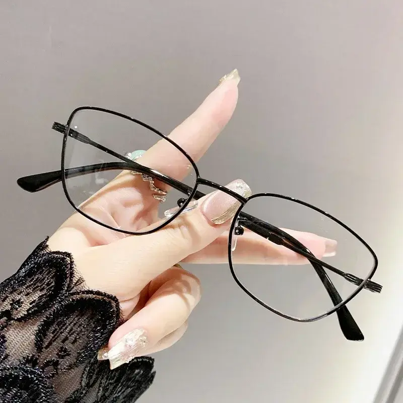 Fashion Classic Square Frame Cat Eye Myopia Glasses Vintage Near Sight Glasses Women Simple Clear Lens Short-sighted Eyeglasses