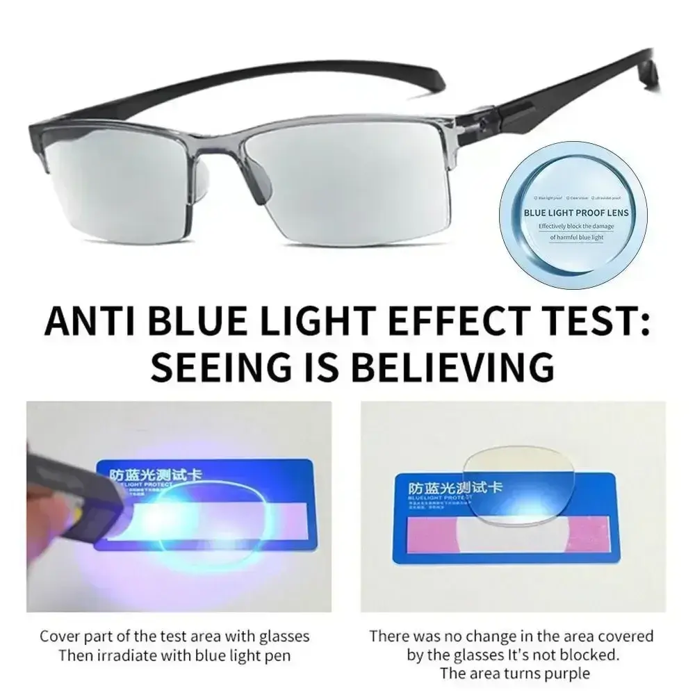 Fashion Smart Automatic Zoom Reading Glasses Anti Blue Ray Eyeglasses Automatic Adjustment Reading Glasses Computer Glasses