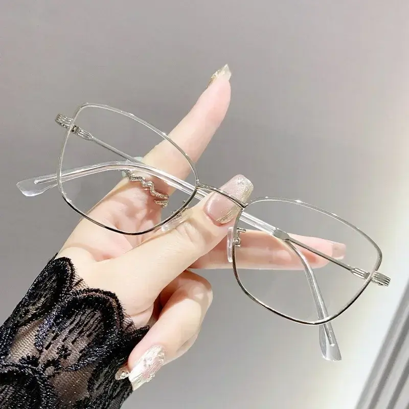 Fashion Classic Square Frame Cat Eye Myopia Glasses Vintage Near Sight Glasses Women Simple Clear Lens Short-sighted Eyeglasses