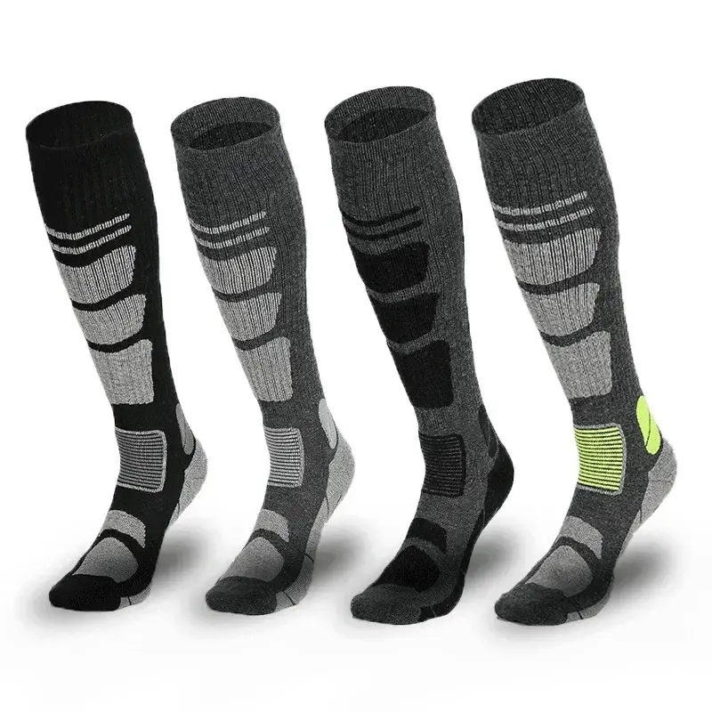 1 Pair Wool Ski Socks Winter Thermal Sports Snowboard Cycling Hiking Skiing Stockings Men Women Boot Sock