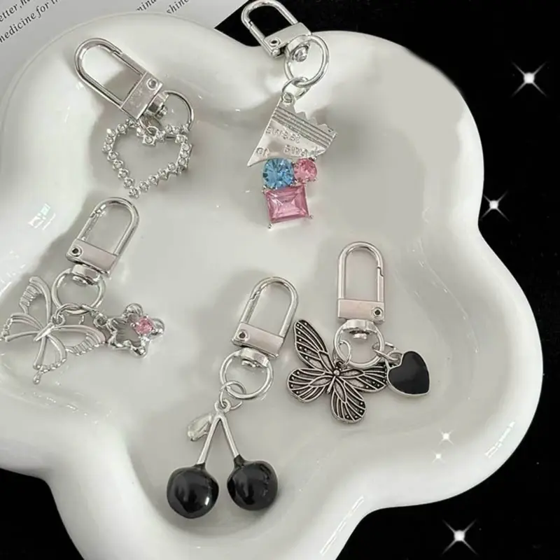 New Stylish Pendant Keychain Unisex Key Chain Multi-Functional Phone Chain Funny Keyrings Charm Accessory for Women Girls