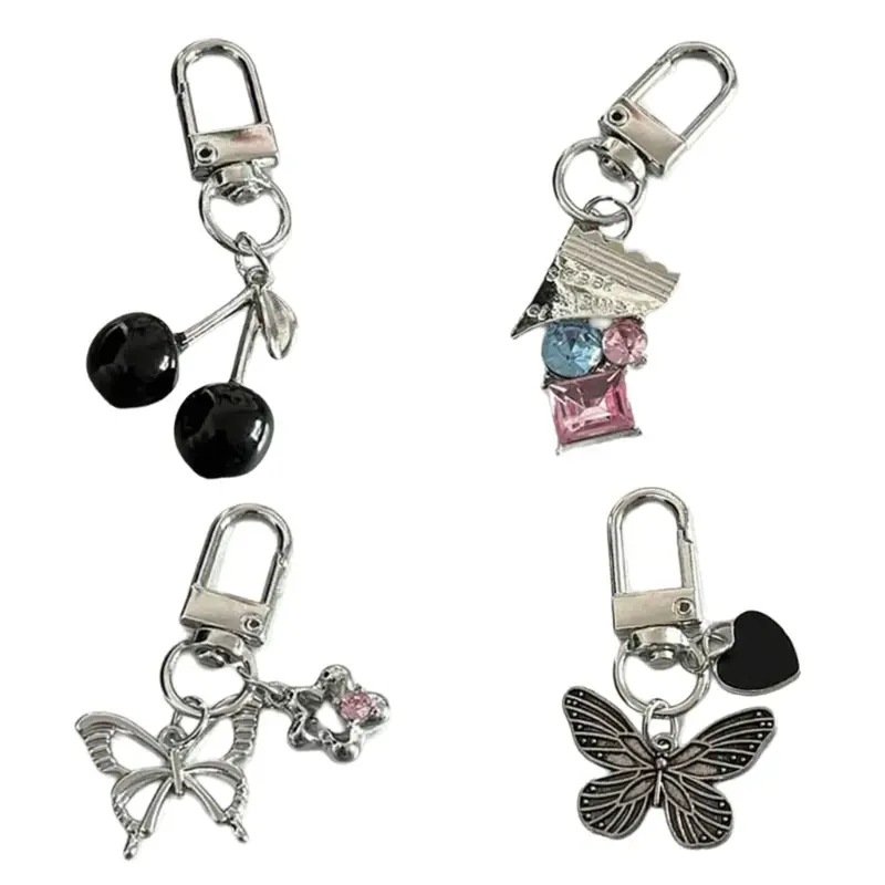 New Stylish Pendant Keychain Unisex Key Chain Multi-Functional Phone Chain Funny Keyrings Charm Accessory for Women Girls