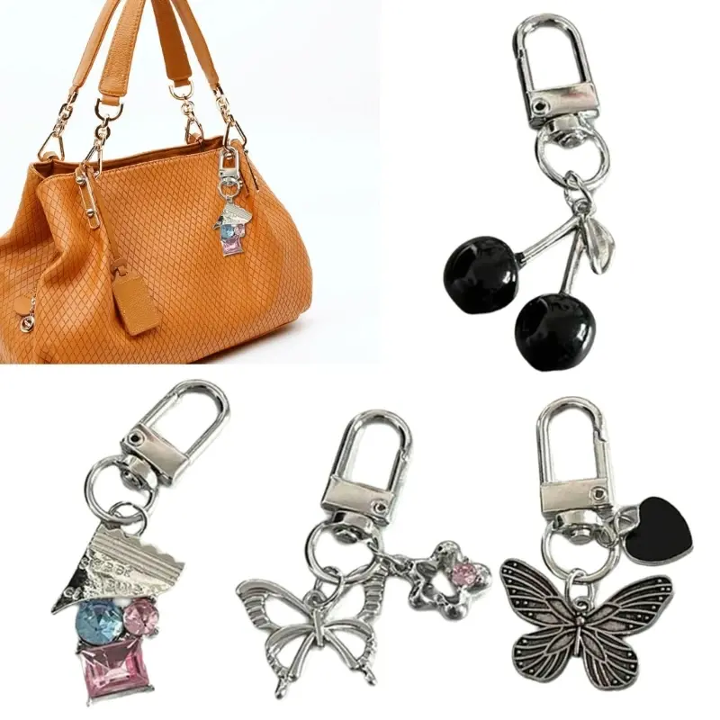 New Stylish Pendant Keychain Unisex Key Chain Multi-Functional Phone Chain Funny Keyrings Charm Accessory for Women Girls