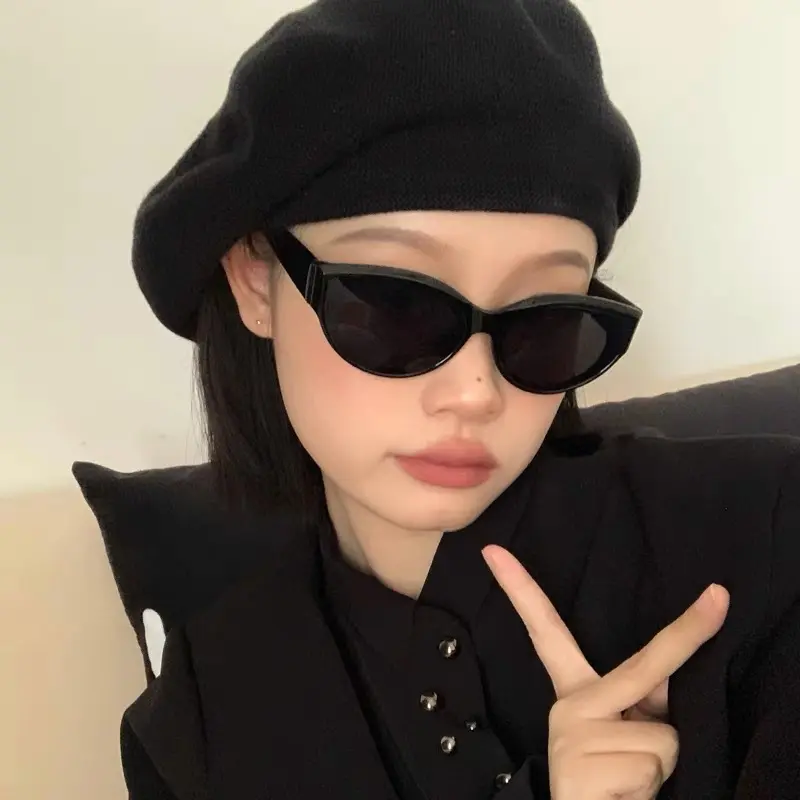 UV400 Fashion Cat Eye Sunglasses Women Oval Glasses Vintage Elliptic Square Sun Glasses for Female Shades Female Eyewear