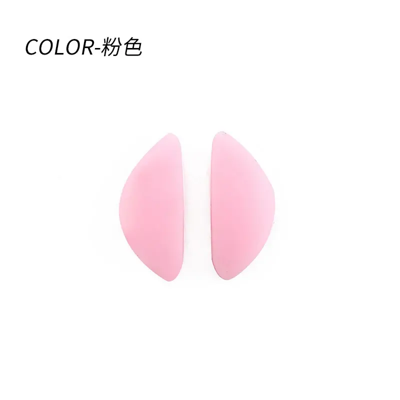 5Pairs New Non-slip Silicone Plug-in Cushion Stipules Nose Pads for Half-moon Pressure Comfortable On Glasses Inserted Nose Pad