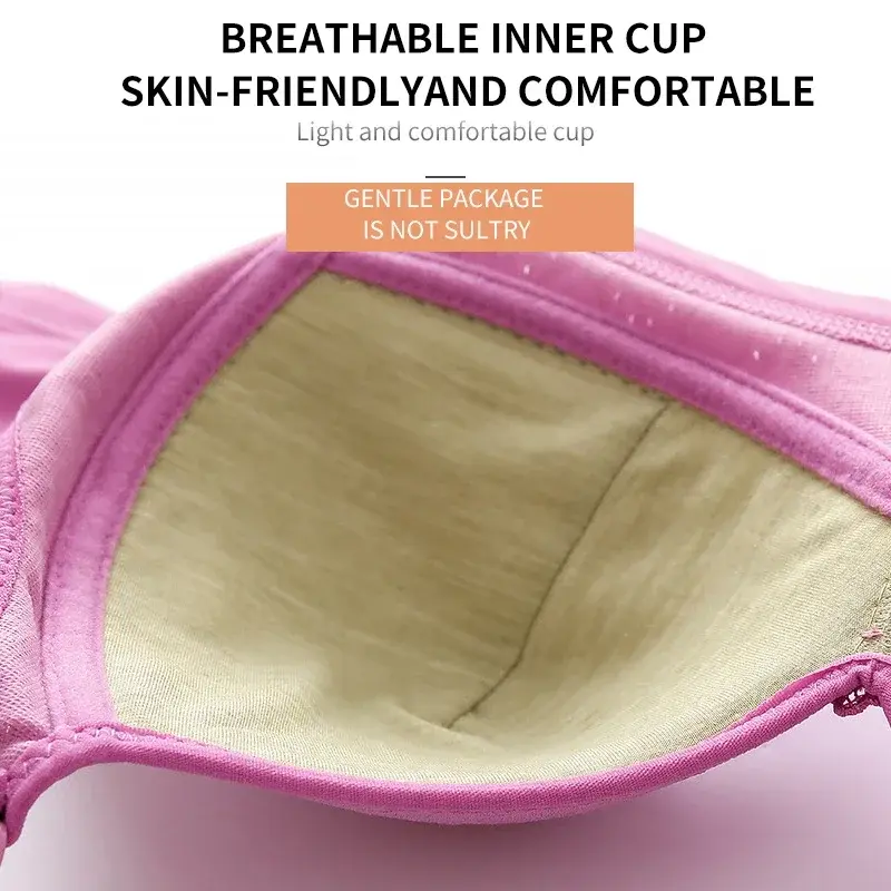 Adjustable No Steel Ring Comfortable Women's Bra Sweat-absorbing Top Sexy Thin Mold Cup Soft Bras for Women Brasieres Para Mujer