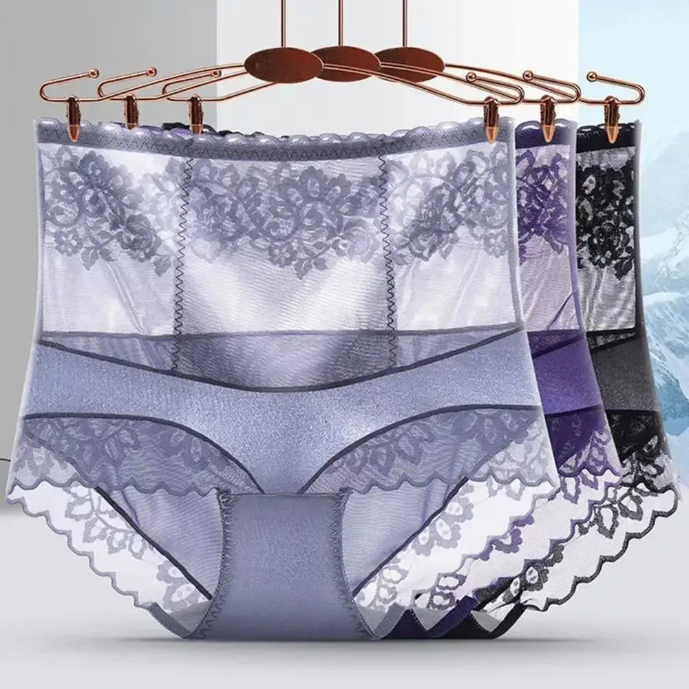 New Lightweight Stretchy Underwear Women High Waist Lace Embroidery Butt Lifter Panties for Women Sexy Tummy Control Underwear