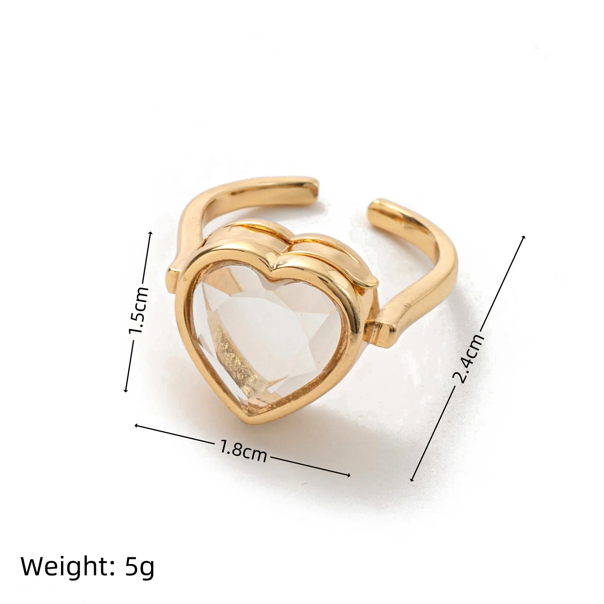 New Open Pendant Necklace Women Girls Fashion DIY Ring Box Accessory Trendy Cute Choker Rings Jewelry Gifts Кольцо