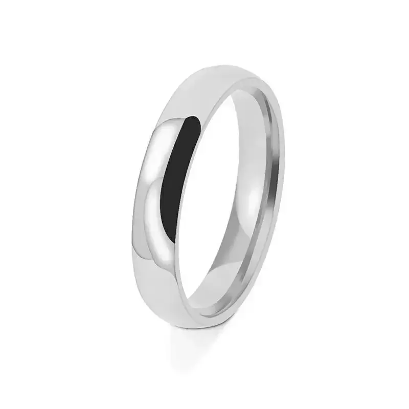 High Quality Classic Stainless Ring Fashion Stainless Steel Ring  Gold Plated Silver Color Knuckle Rings Wedding Ring for Women