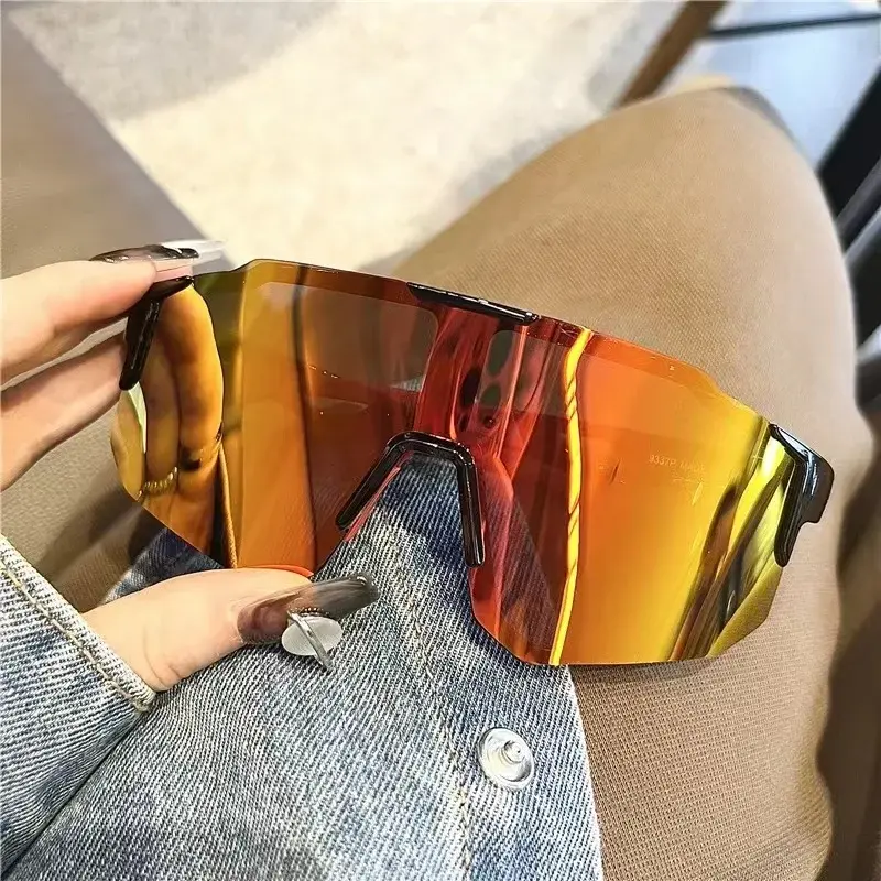 New Gradient Sunshade Children's Glasses Bicycle Eyewear Glasses Outdoor Sport Mountain Bike Ultraviolet-proof Sunglasses UV400