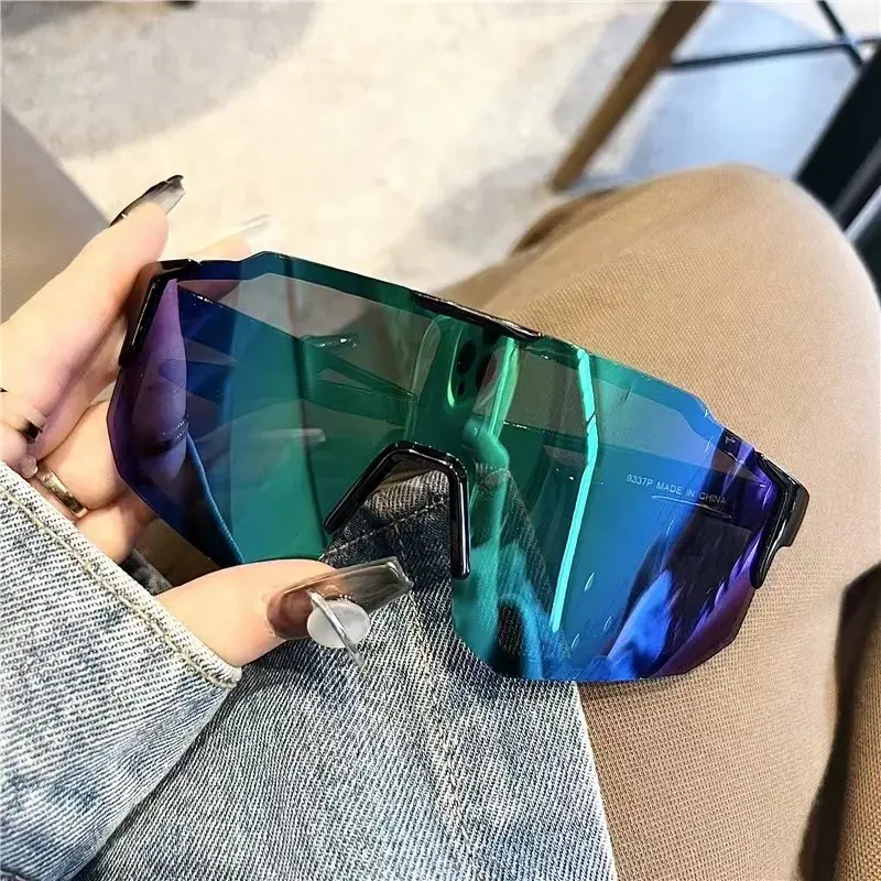 New Gradient Sunshade Children's Glasses Bicycle Eyewear Glasses Outdoor Sport Mountain Bike Ultraviolet-proof Sunglasses UV400