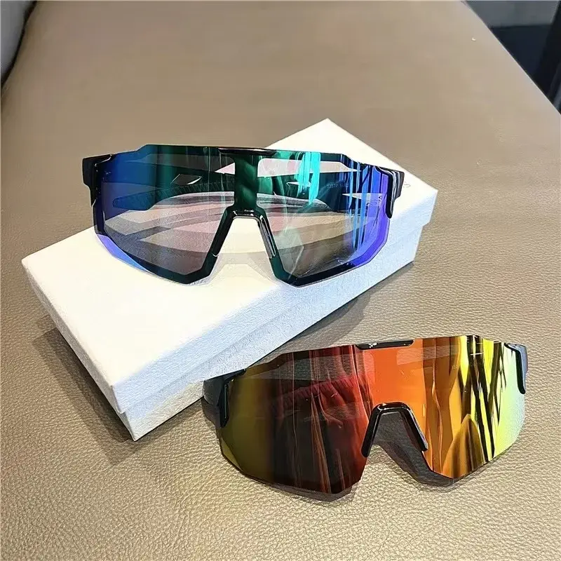 New Gradient Sunshade Children's Glasses Bicycle Eyewear Glasses Outdoor Sport Mountain Bike Ultraviolet-proof Sunglasses UV400