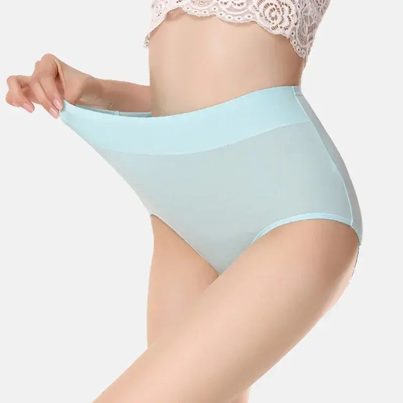 Women's Briefs Comfortable Womens Cotton Underpants High Waist Underwear Sexy Ultra-thin Breathable Panties Lenceria Para Damas