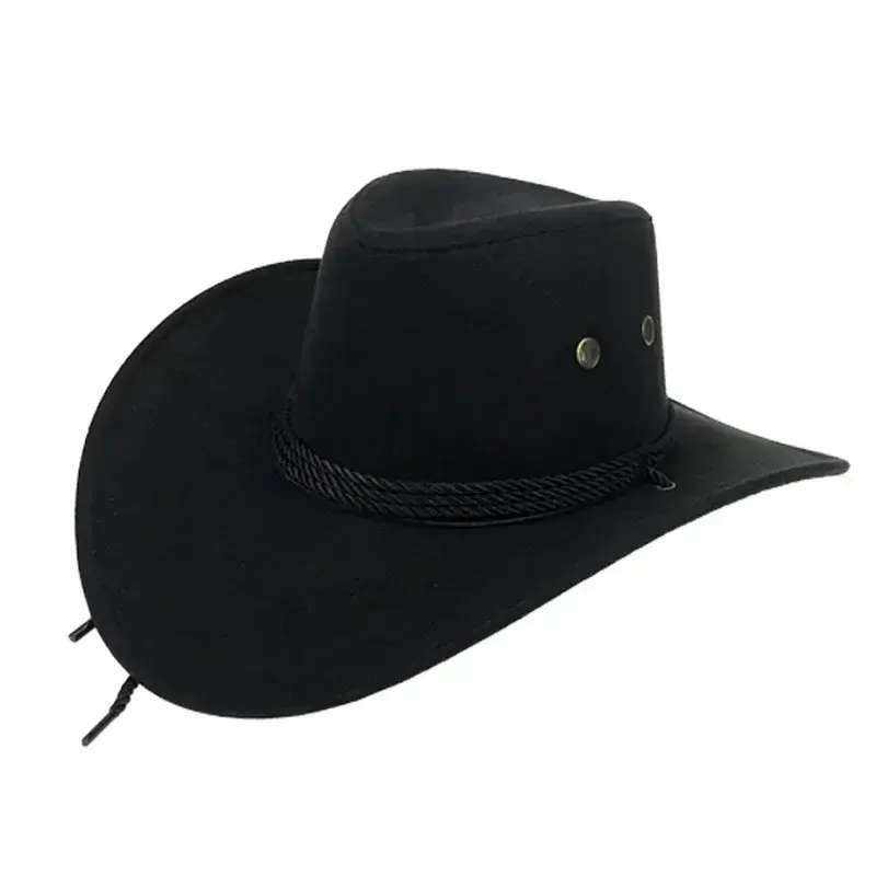 New Cool Western Cowboy Hats Men Sun Visor Cap Women Travel Performance Western Hats Chapeu Cowboy Summer