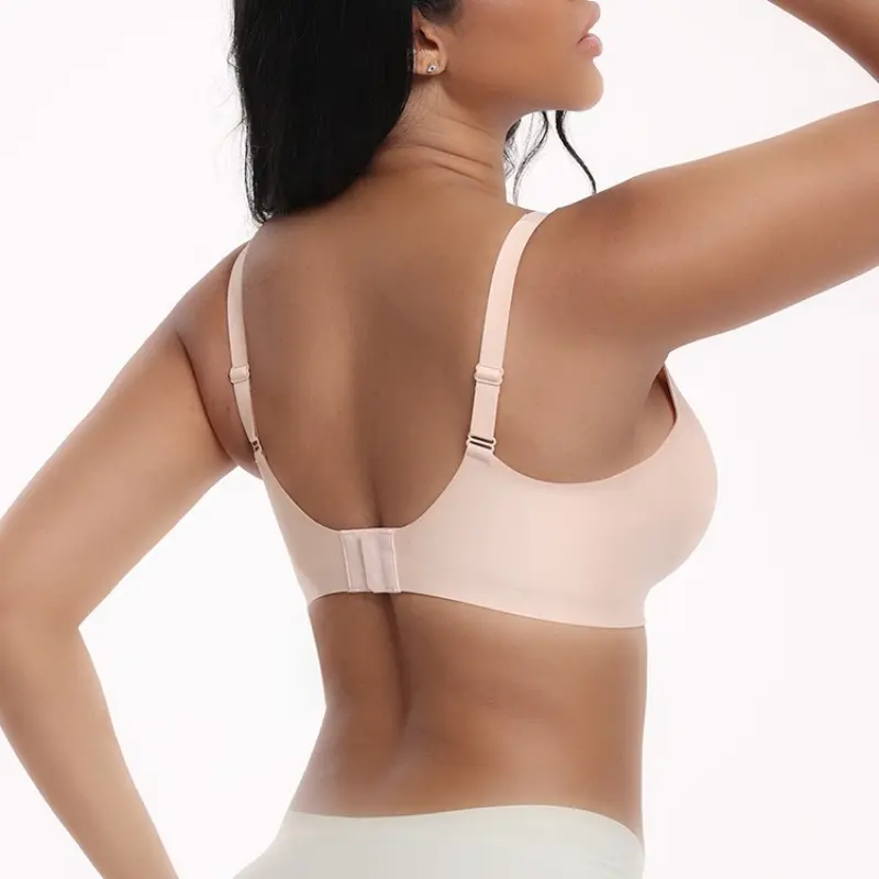 Comfortable Soft Wireless Bra Women Deep V Bras Sexy Bralette Padded Bras Fashion Female Seamless Underwear Ladies Wire-free Bra
