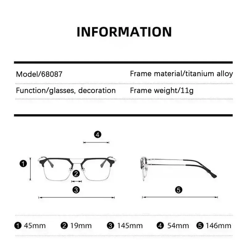 High Quality Fashion Square Black Frame Myopia Glasses Anti-blue Light Women Men Near Sight Eyeglasses Unisex Goggles Di0opters