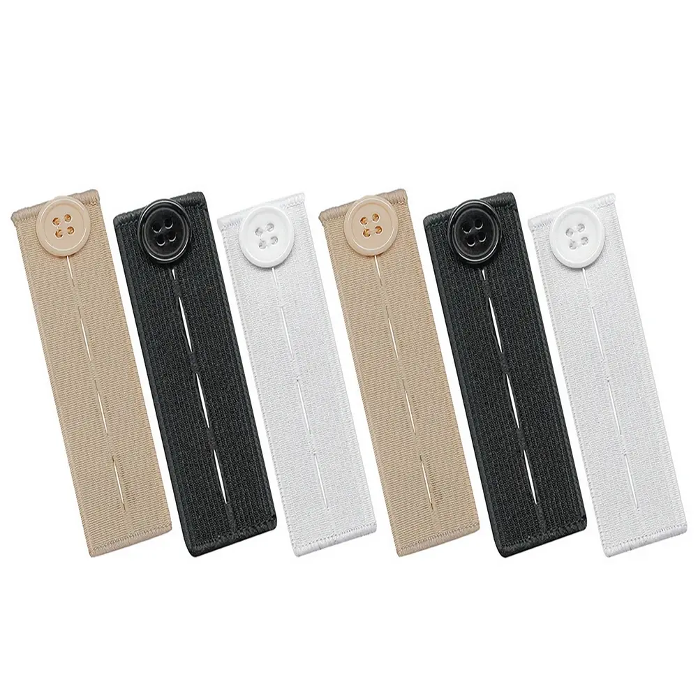 10PCS Obese Belt Tight Trousers Jeans Waist Extenders for Pants Button Skirts Maternity Garment Button Hooks No Sewing Require