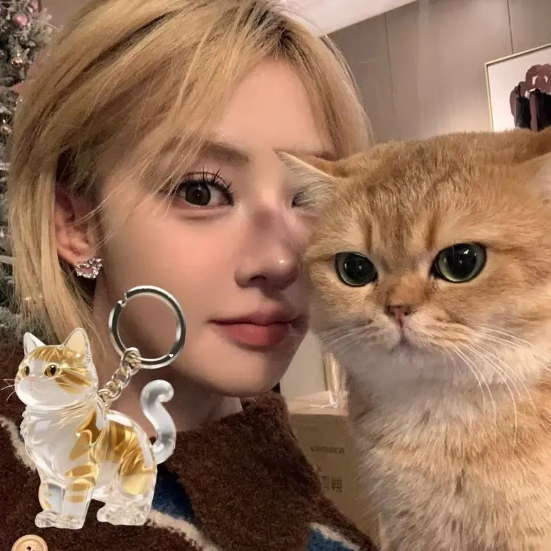 1pc Memorial Pet Hair Collector Memorial Hanging Pendant Key Chains Handbag Pendant Carry Along Cats Hair Storage Container