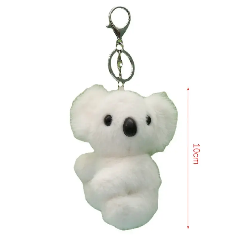 Fashion Cute Doll Kola Keychain Keyring Plush Toy Koala Bear Key Chains DIY Jewelry Accessories Bag Pendant Novelty Gift Charms