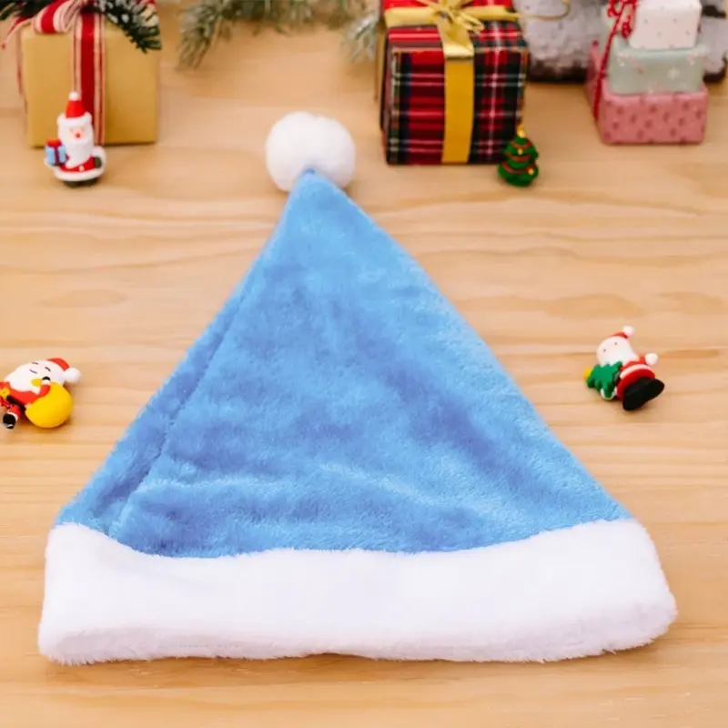 Christmas Santa Hat Unisex Comfortable Creatively Multi Color Adult & Kids Christmas Hat for Xmas Holiday Party