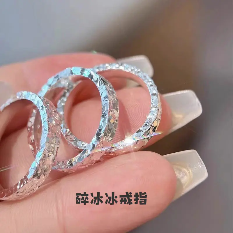 New Gold Silver Adjustable Rings Party Fine Jewelry Vintage Charm Geometric Nail Design Accessories Gift