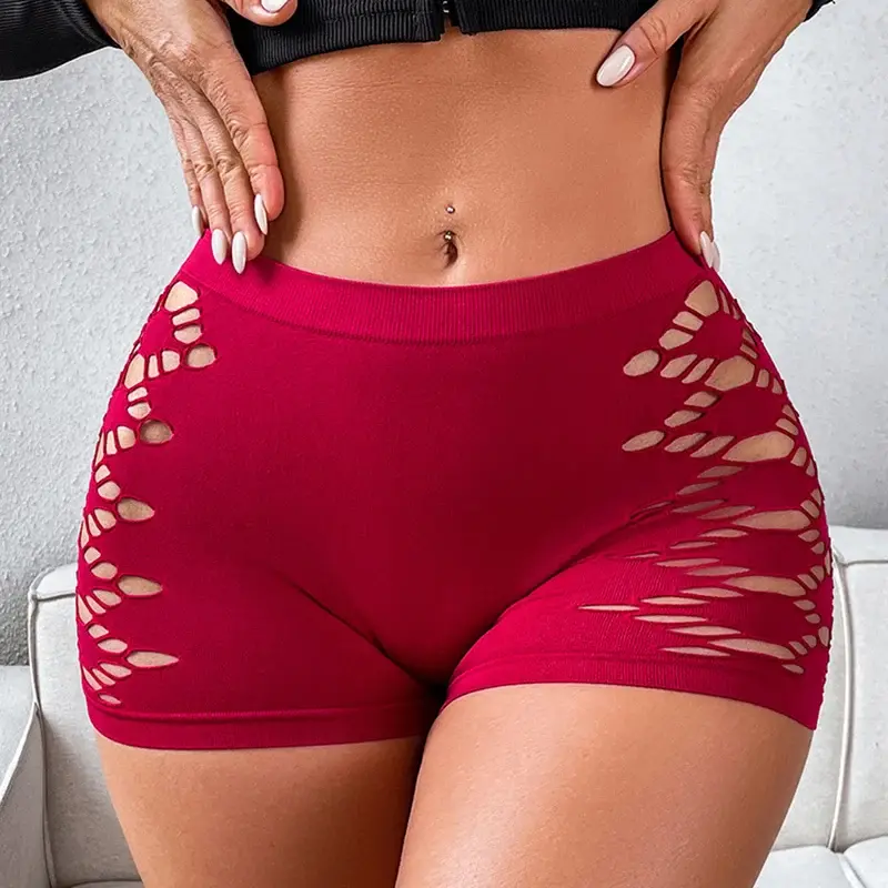 New Hollow Fashion Out Sexy Women Popular Women's Boxer Underwear Lady Comfortable Pants Sports Female Hipster Boyshort Panties