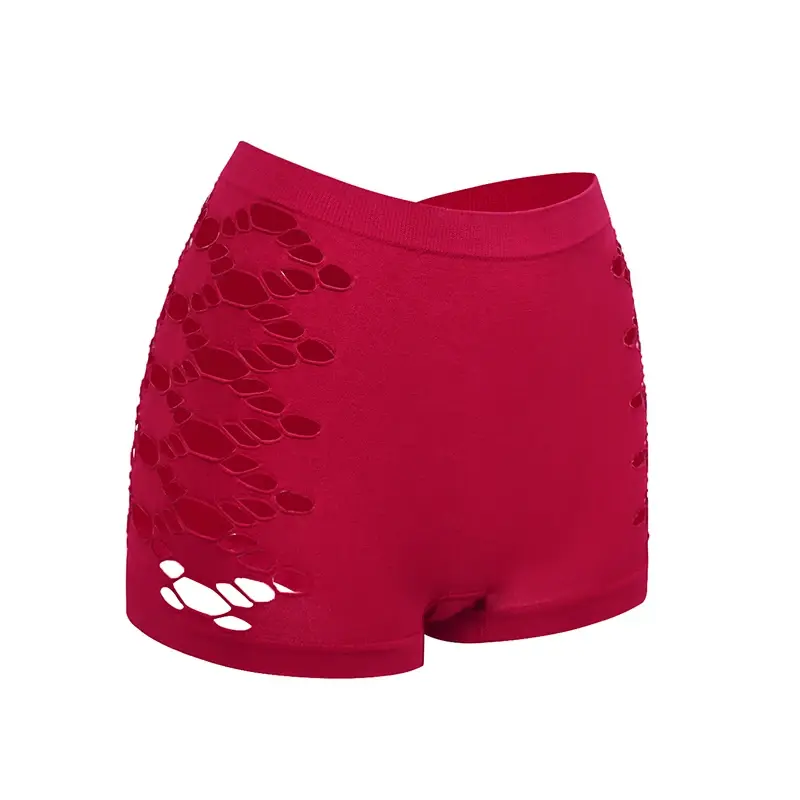 New Hollow Fashion Out Sexy Women Popular Women's Boxer Underwear Lady Comfortable Pants Sports Female Hipster Boyshort Panties