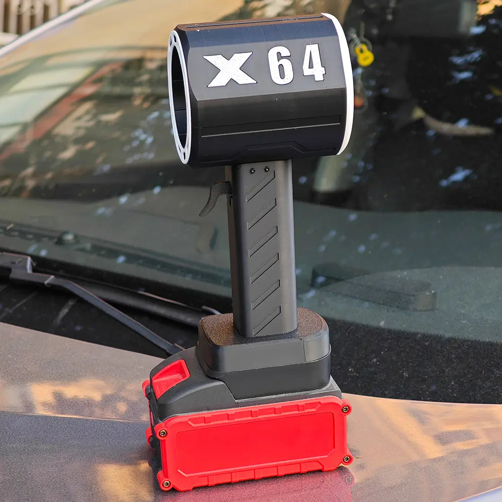 Violent Turbo Jet Blower 64mm Brushless Motor Powerful Turbo Jet Fan Handheld Duct Fan Car Dry Air Gun