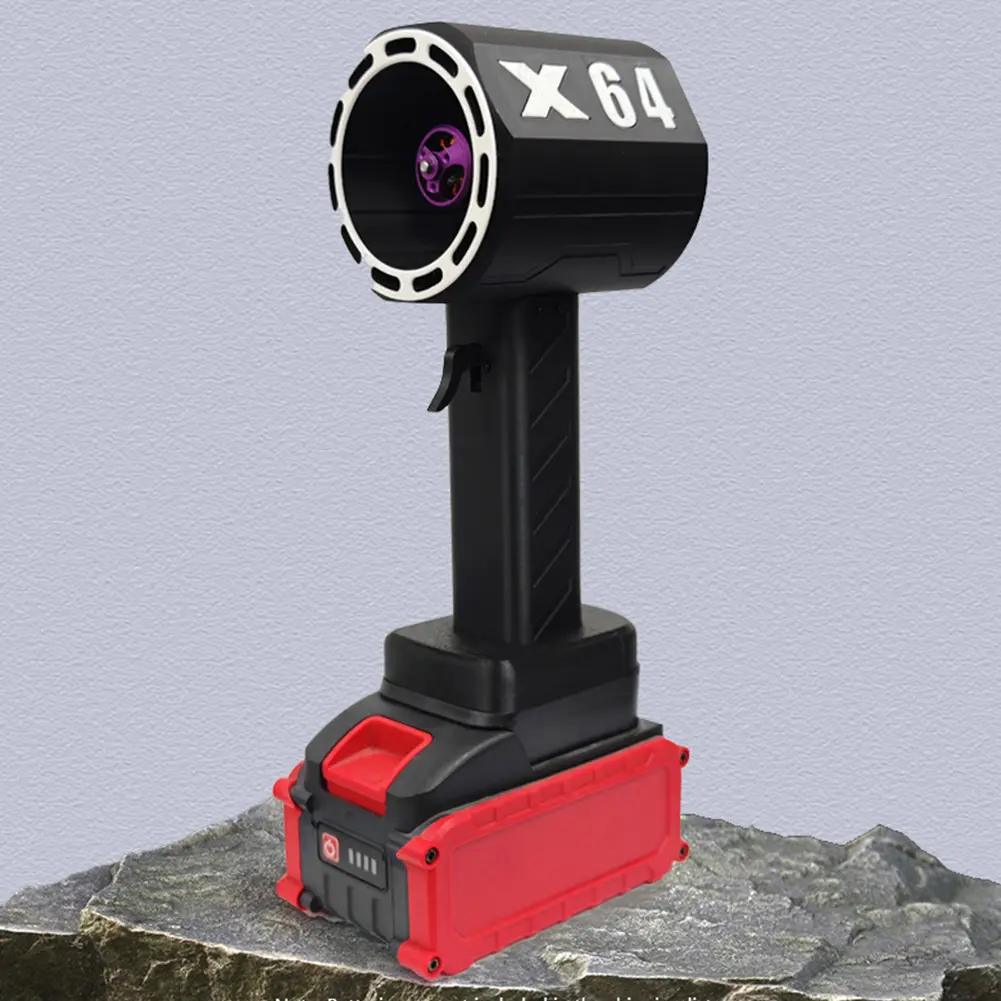 Violent Turbo Jet Blower 64mm Brushless Motor Powerful Turbo Jet Fan Handheld Duct Fan Car Dry Air Gun