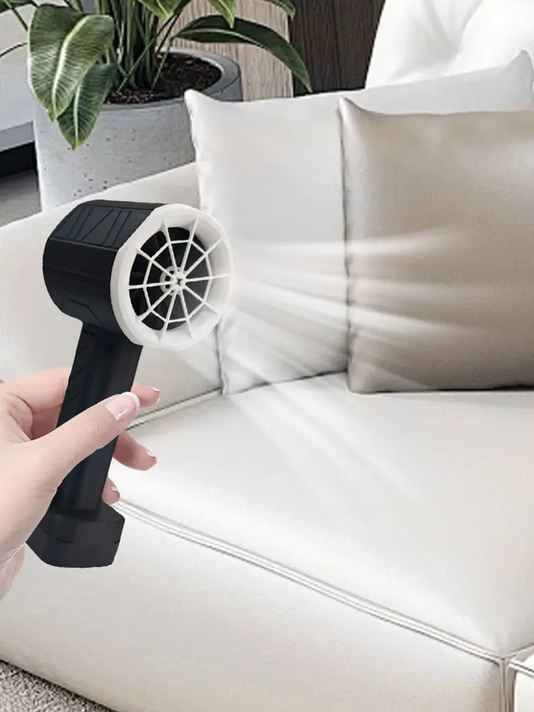 Violent Turbo Jet Blower 64mm Brushless Motor Powerful Turbo Jet Fan Handheld Duct Fan Car Dry Air Gun