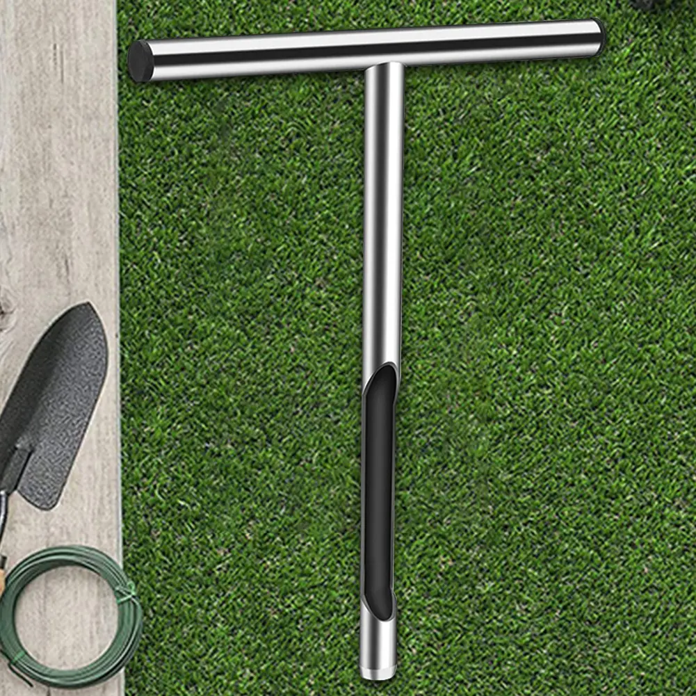 Soil Sampler Probe Portable Soil Sampling Probe Stainless Steel Quick Inspection 12inch/21inch for Lawn Garden Farm