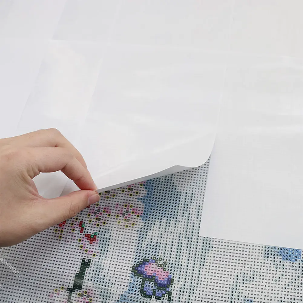 10/20/50pcs Diamond Mosaic Protective Films Professional Diamond Embroidery Release Paper Non-stick Cover for Rhinestone Drawing