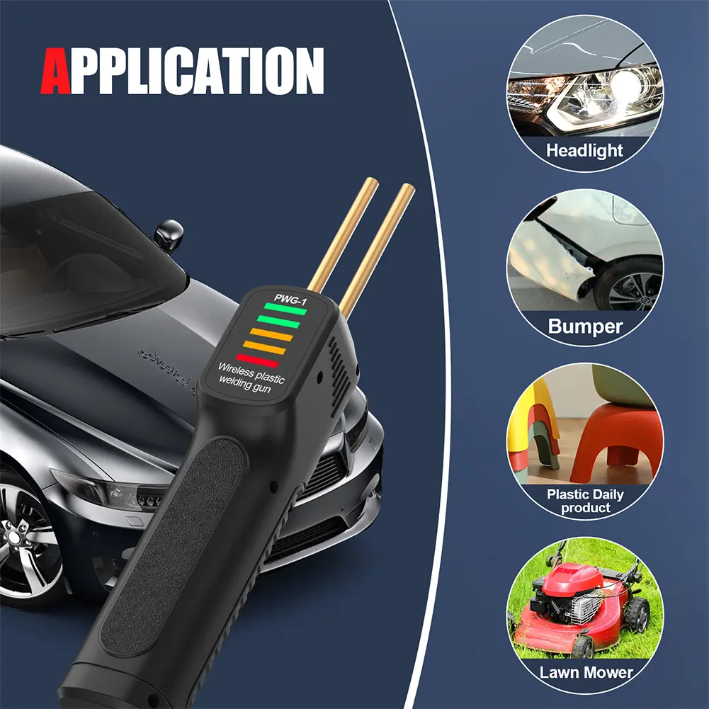300W Plastic Welding Machine 200pcs Hot Stapler Plastic Welder Gun PVC Welder Gun Heat Gun for Car Bumper Repair Tools