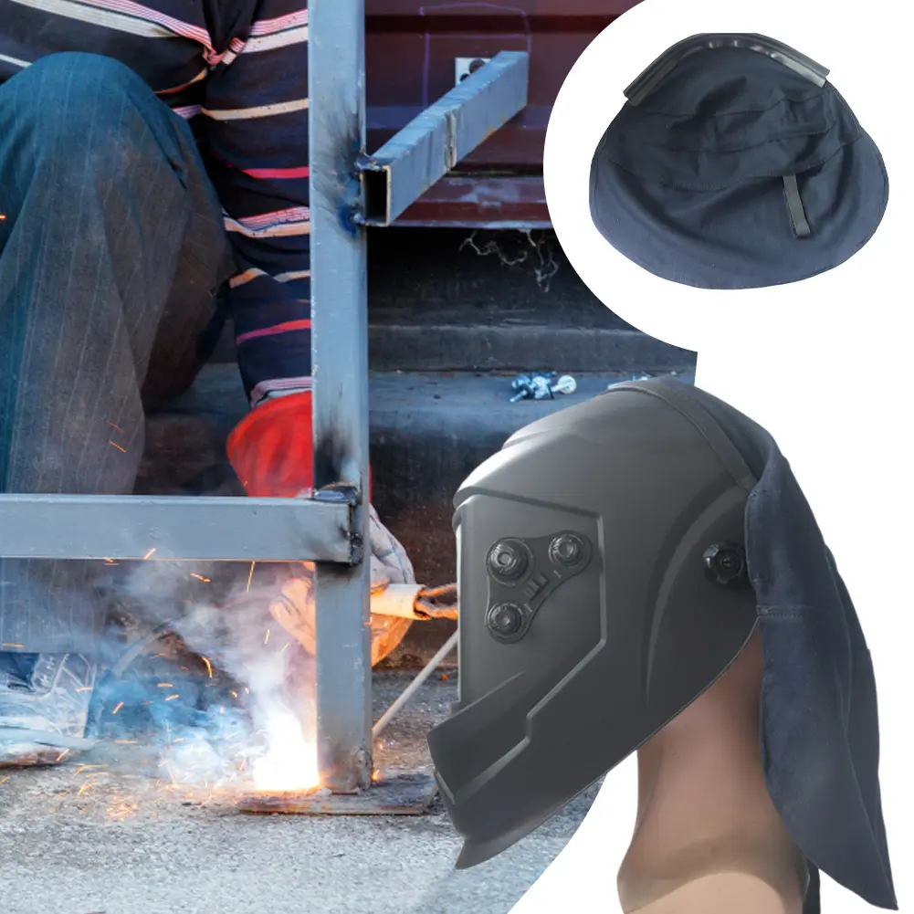 Welding Cap Head Wrap Anti-Burn Wraparound Welding Helmet Head Wrap Welding Helmet Cover Universal Welding Protection Fittings