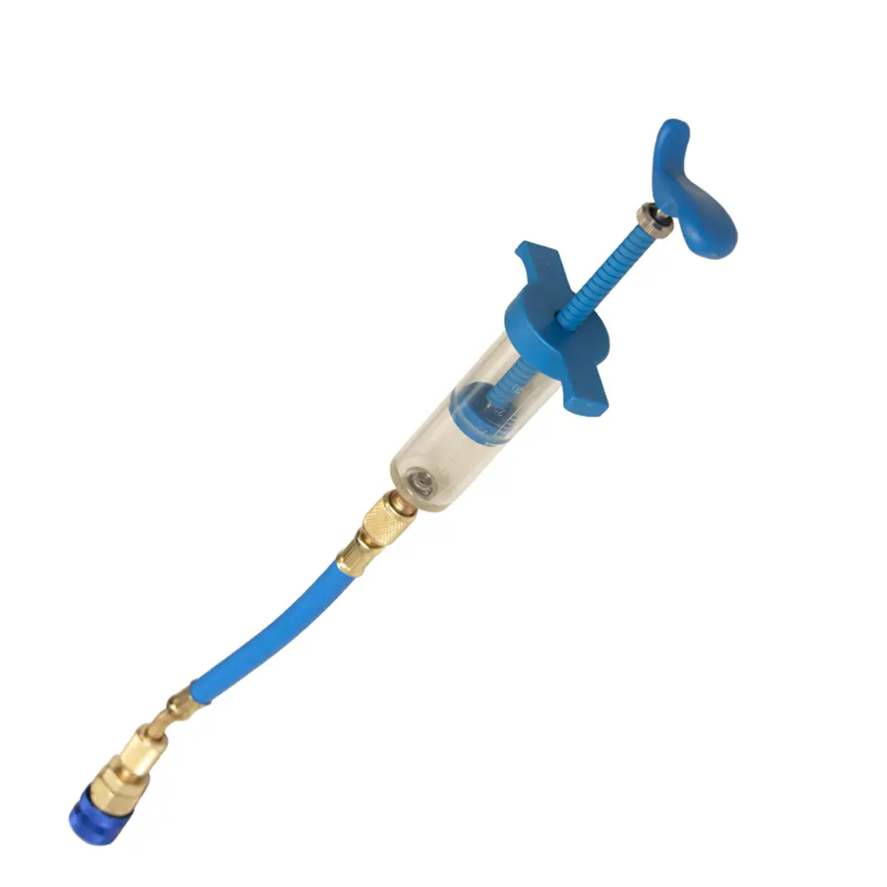Car Oil Injection Tool 1Oz Air Conditioning Oil Injector Low Side Refrigerant Fluid Filler Tube for Vehicle Home Air Conditioner