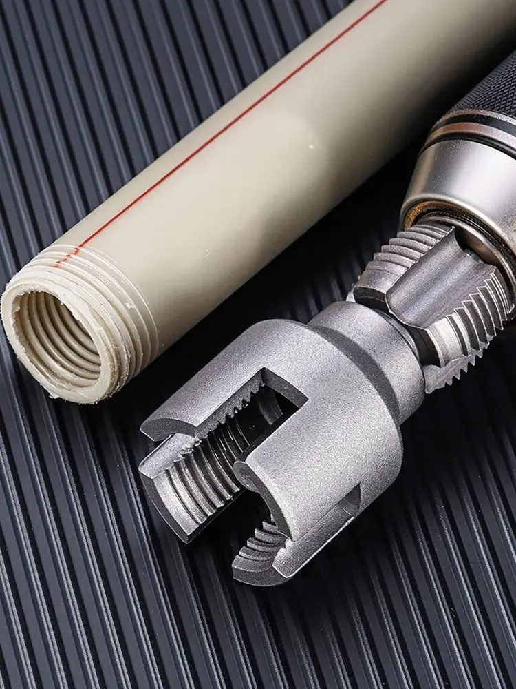 Pipe Thread Cutting Tool Integrated Internal & External Pipe Threading Tool 1/2IN 3/4IN Pipe Sizes Rethreading Tool