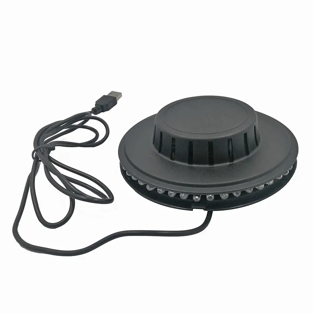 Sound Activated Rotating Disco Light USB RGB LED Ball Party KTV Bar Stage Lamps Easy Installation Exquisite Stage Effet