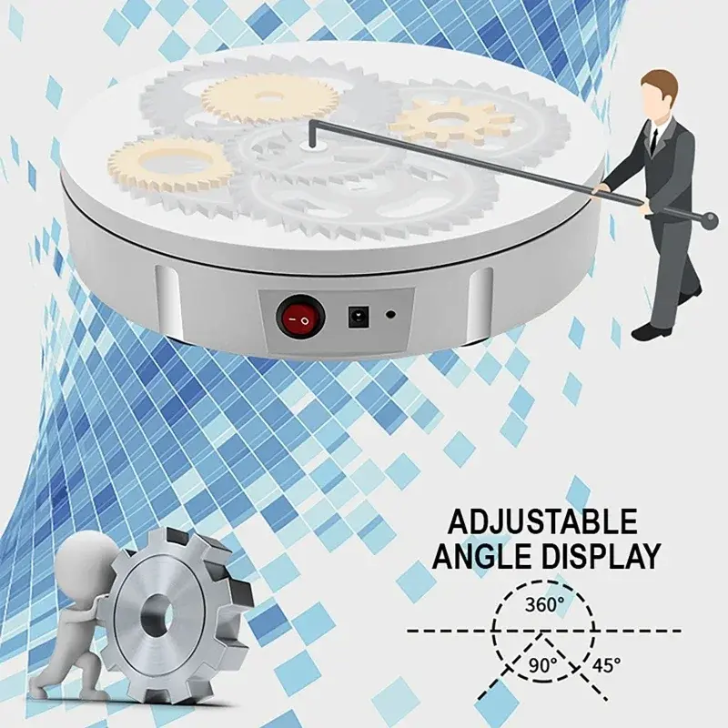 Large Load Electric Rotary Table 360° Panoramic Photography Video Shooting Display Platform Exhibition Rotation Display Stand