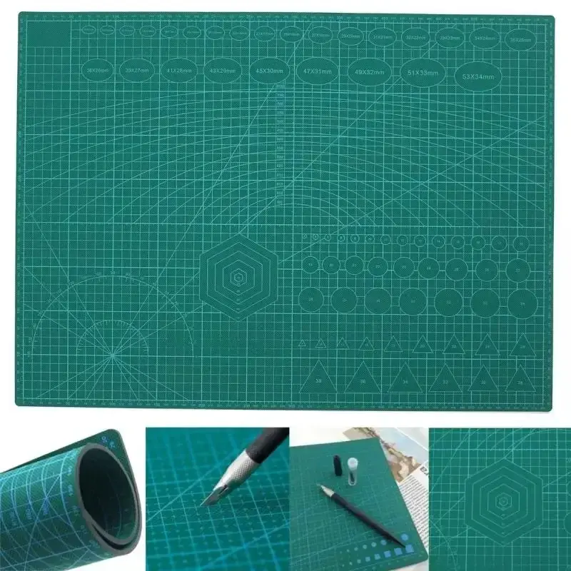 A2 Multifunction Oversized Mat PVC Self Healing Cutting Mat Cutting pad Board Paper Cutter Knife Sculpture A2 DIY Craft Tools