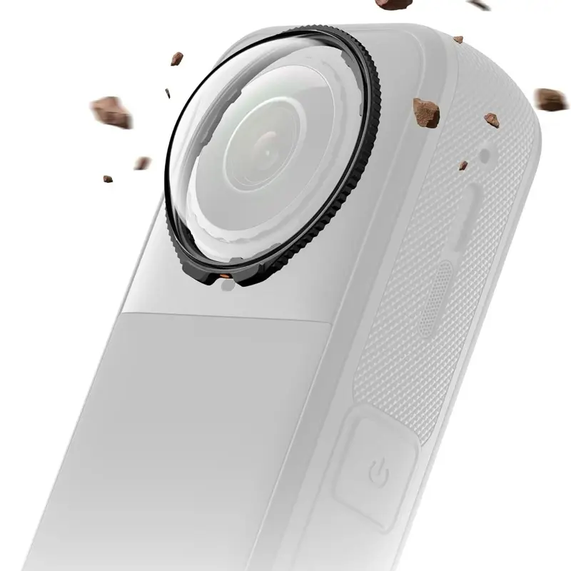 1pcs Anti Scratch Glass Lens for Insta 360 X5 Rotating Protector Cap for Insta 360 X5 Protective Plastic Len Guard Accessories