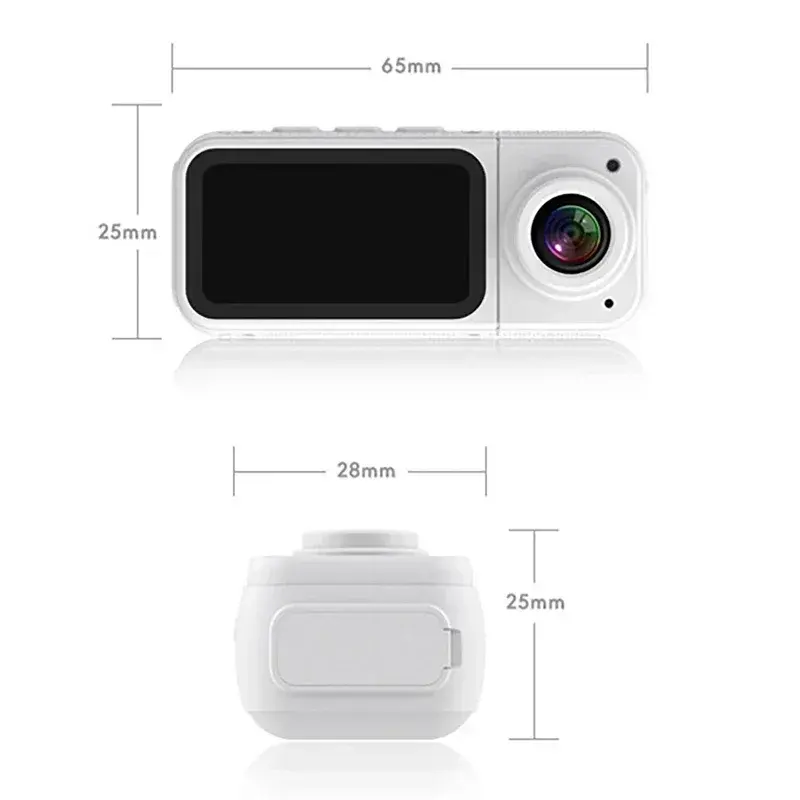 Thumbcam 2.7K HD 1080P WiFi Mini Camera Portable Digital Video Recorder Police BodyCam 180° Rotate Sports DV Riding Camcorder