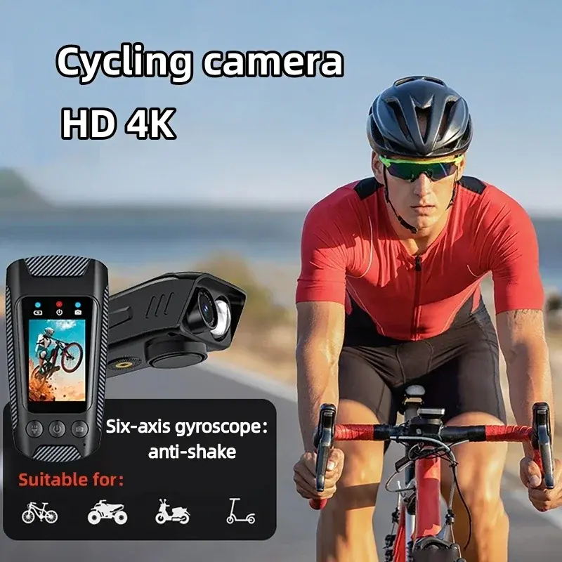 Helmet DV Video Recorder Cam Video Cameras 4K HD Sports Action for Motorcycle Bike Car DVR Dash Cam Outdoor Bicycle Surveillance