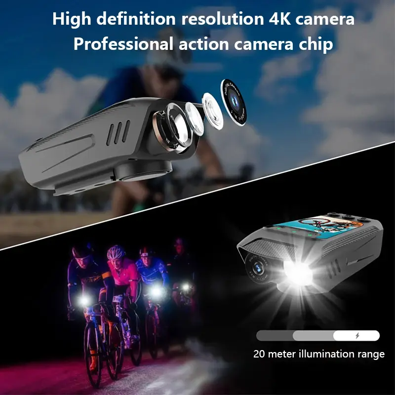 Helmet DV Video Recorder Cam Video Cameras 4K HD Sports Action for Motorcycle Bike Car DVR Dash Cam Outdoor Bicycle Surveillance