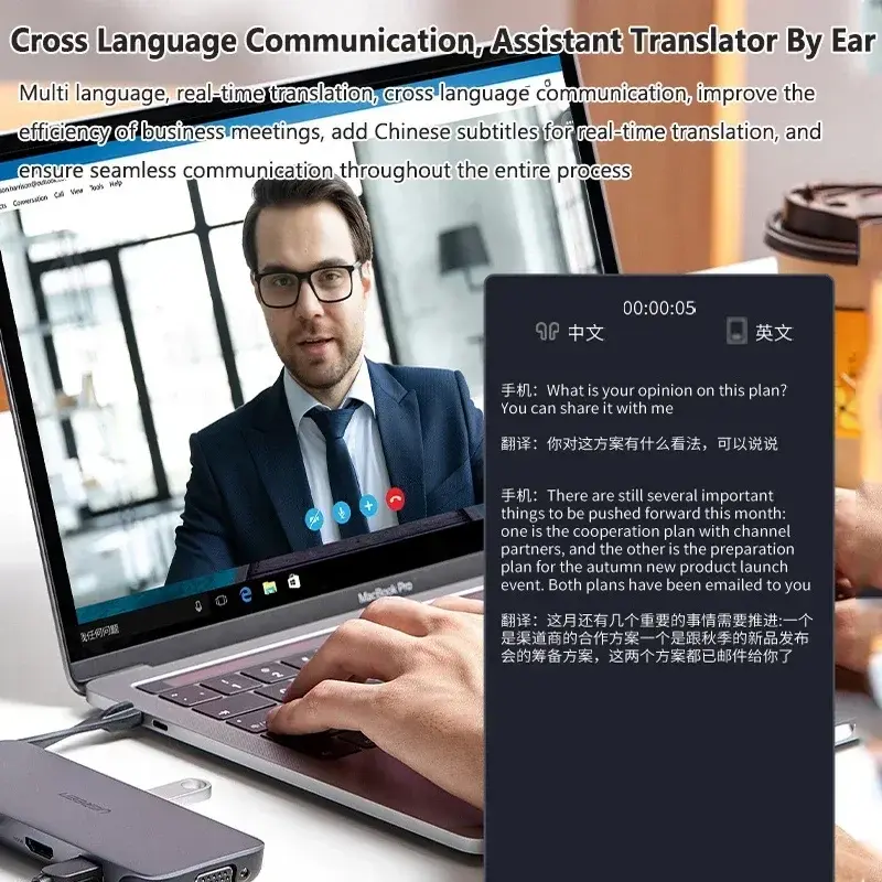 AI Translation Smart Glasses Filtering Polarized Self-priming Sunglass Lenses Audio Built-in Mic&Speakers Touch&Voice Assistant