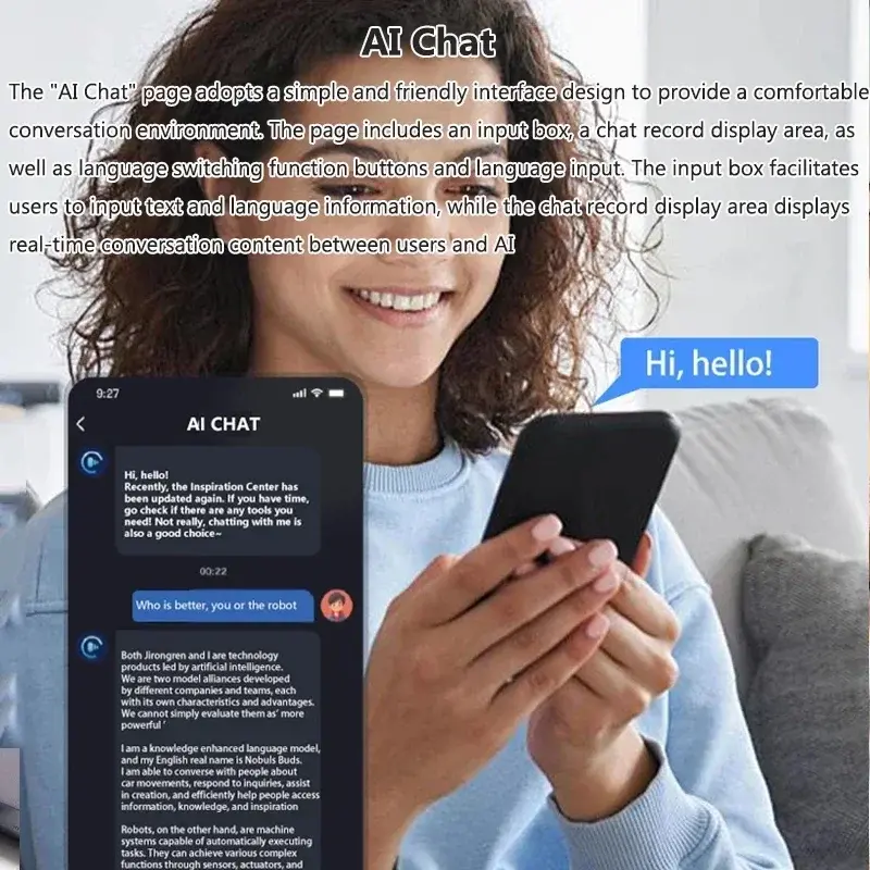 AI Translation Smart Glasses Filtering Polarized Self-priming Sunglass Lenses Audio Built-in Mic&Speakers Touch&Voice Assistant