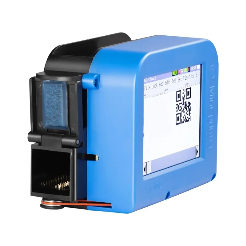 Portable Wifi Mini Handheld Inkjet Printer 12.7mm for QR Barcode Batch Date Number Logo Expiry Date Coding Machine 28 Languages