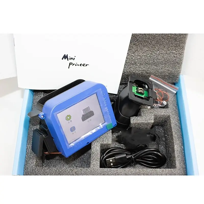 Portable Wifi Mini Handheld Inkjet Printer 12.7mm for QR Barcode Batch Date Number Logo Expiry Date Coding Machine 28 Languages
