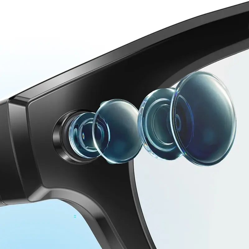AI Smart Glasses+Mini Cameras HD 1080P Camera Polarized Sunglasses Video Recorders Security Sports DVR Surveillance Camcorder