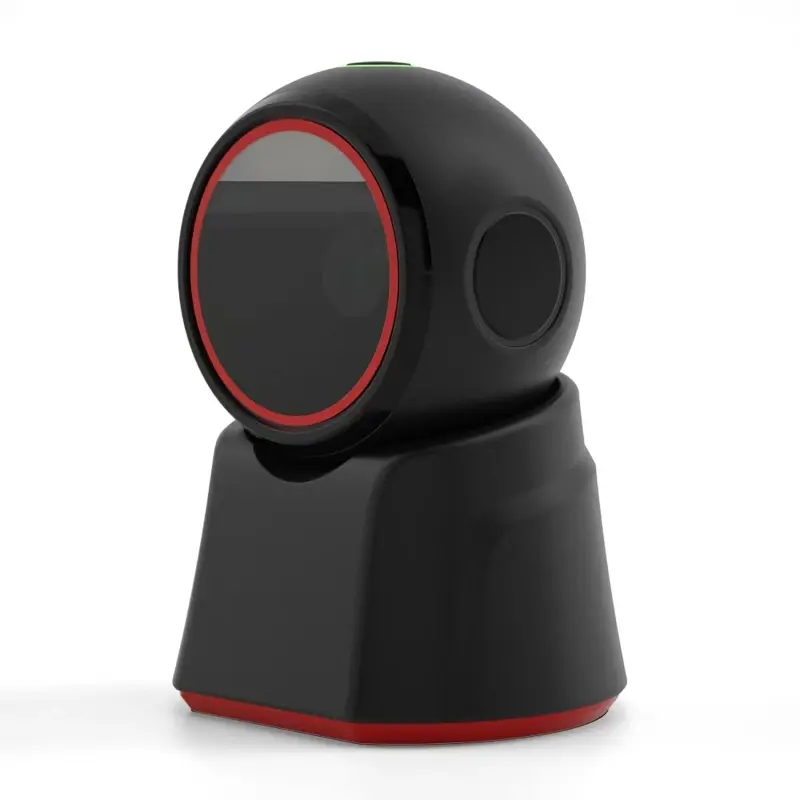 1D 2D QR Wired Barcode Scanner High-speed Platform Hands-Free Automatic Sense Reader USB CMOS Code Scanners Countertop Scanning